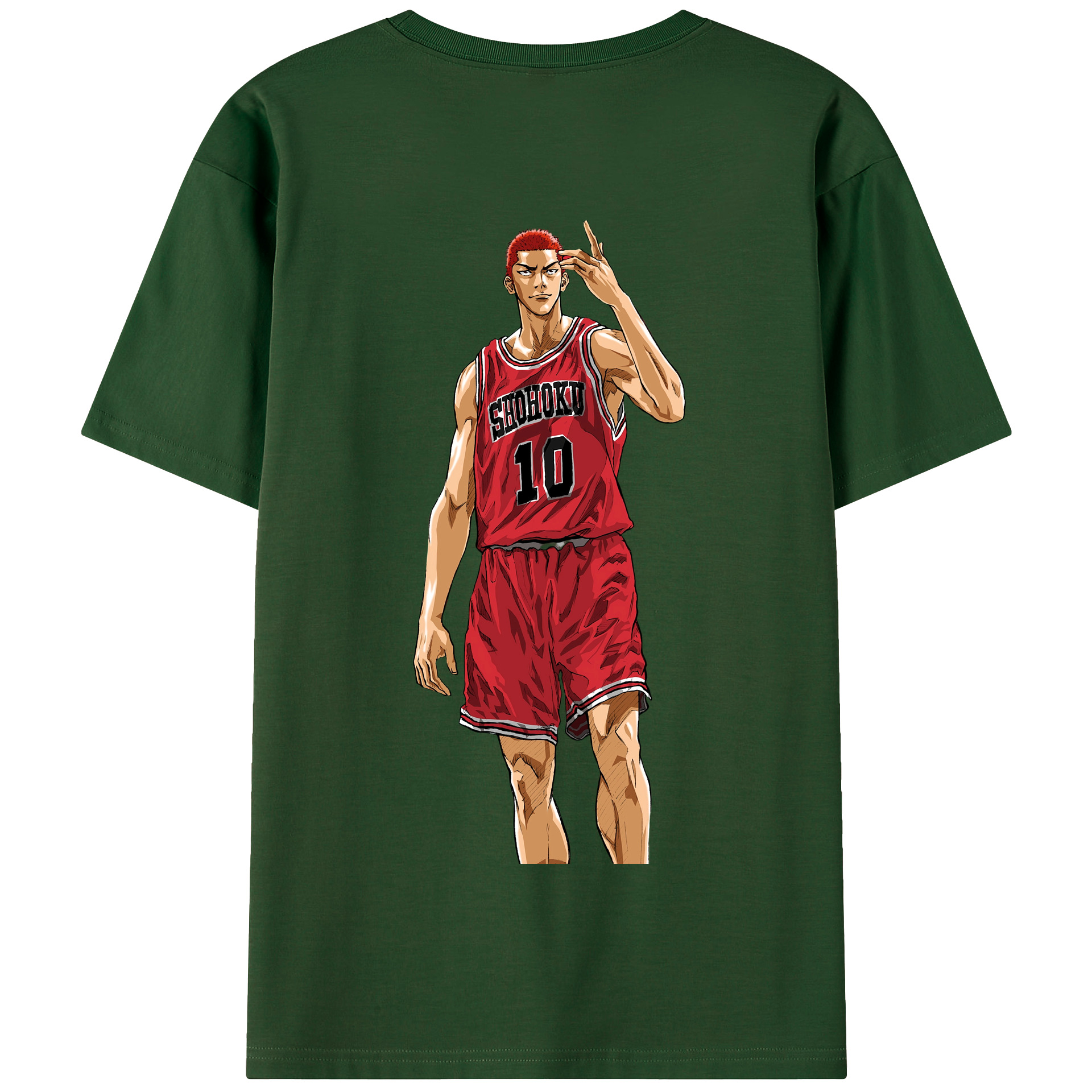 SLAM DUNK／スラムダンク 綿100％半袖Tシャツ（背面プリント）